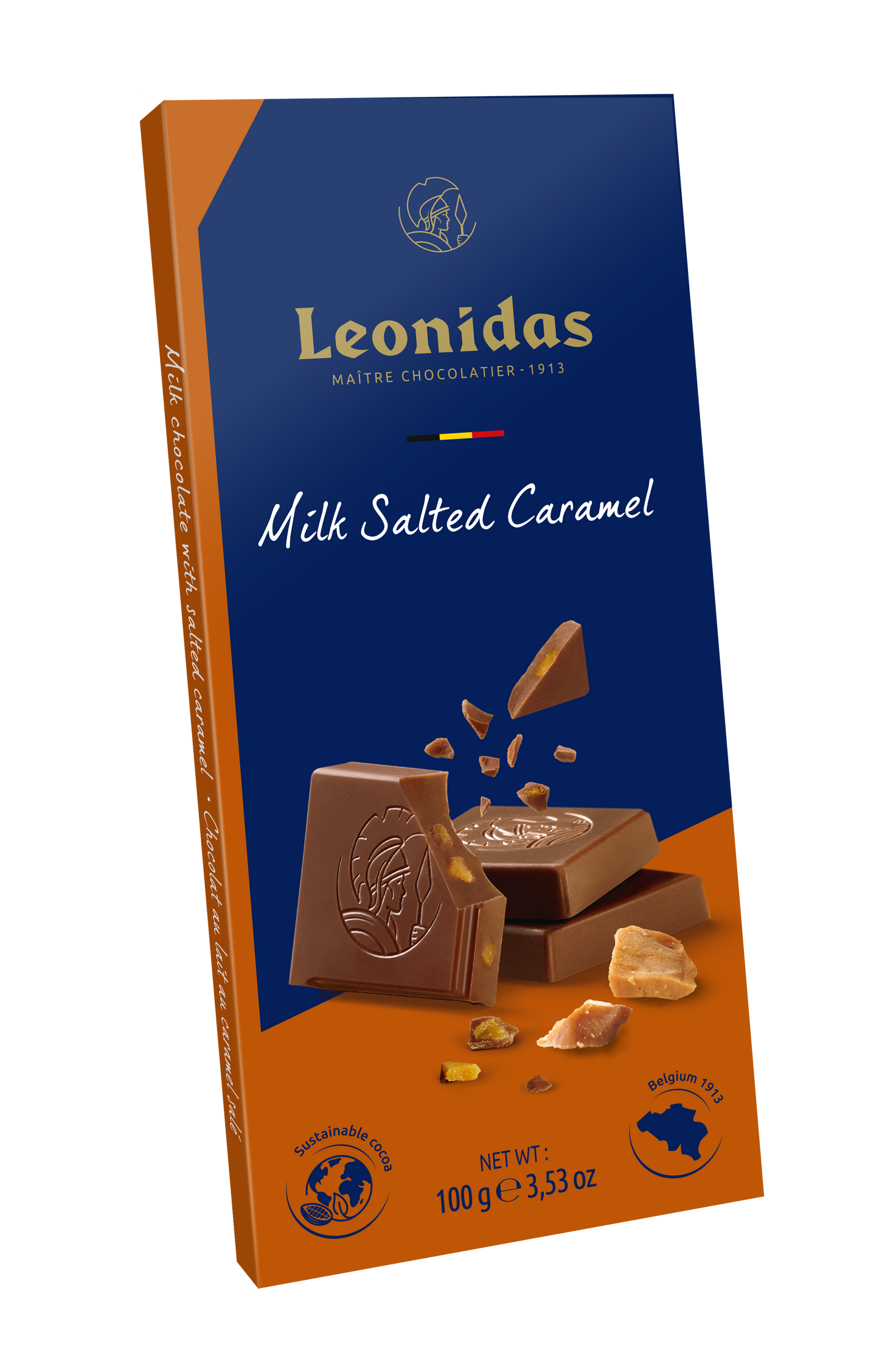 Tablette 100g Chocolat Caramel Salé Lait