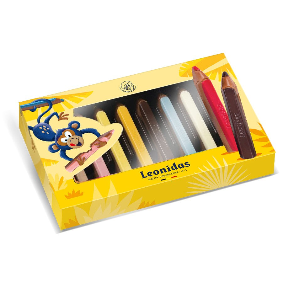 Boite de crayons en chocolat